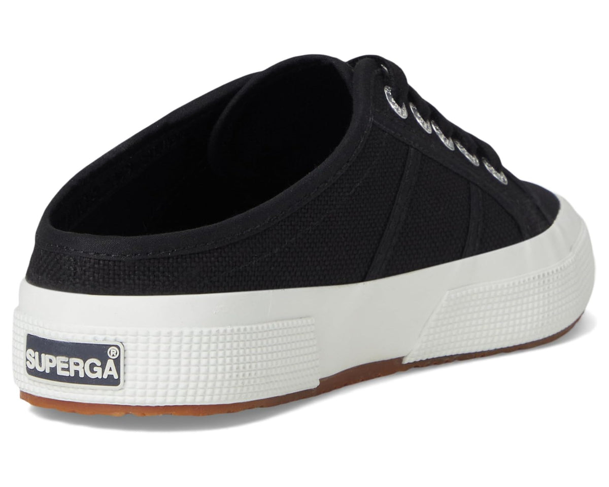 Unisex Superga 2402 Mule Black/F White