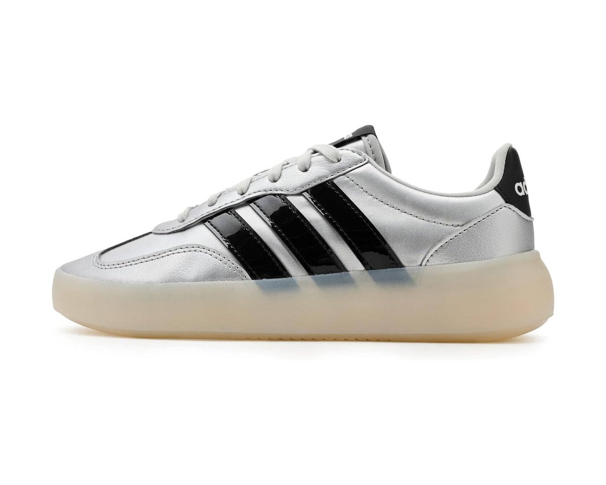 Unisex adidas Kids Barreda Decode Shoes Silver Metallic/Black/Chalk White