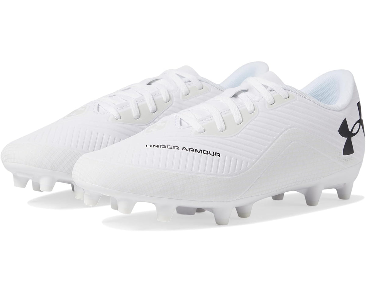 Unisex Under Armour Shadow Select 2 Football Cleats White/White Clay/Black