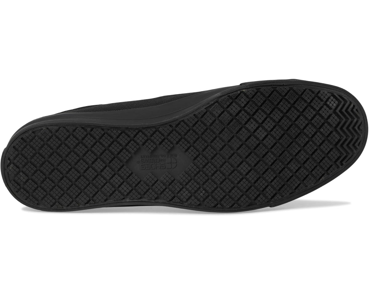 Unisex Shoes for Crews Delray Black Canvas