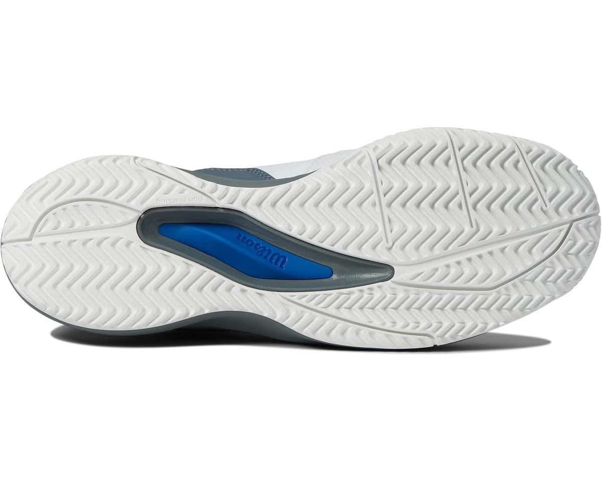 Men's Wilson Rush Pro Ace Pickleball Shoes White/Stormy Weather/Classic Blue