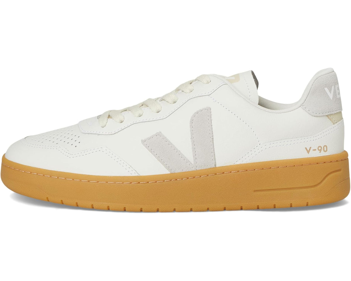 Men's VEJA V-90 Extra White Light Grey Natural