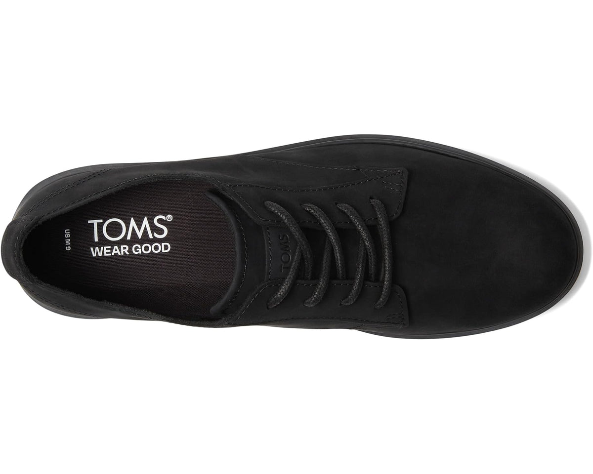 Men's TOMS Navi Travel Lite Oxford Water-Resistant Black