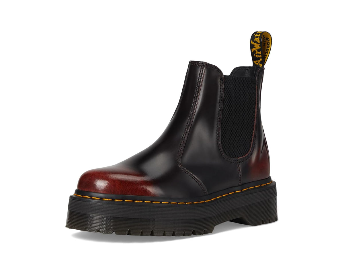 Unisex Dr. Martens 2976 Quad Chelsea Cherry Red