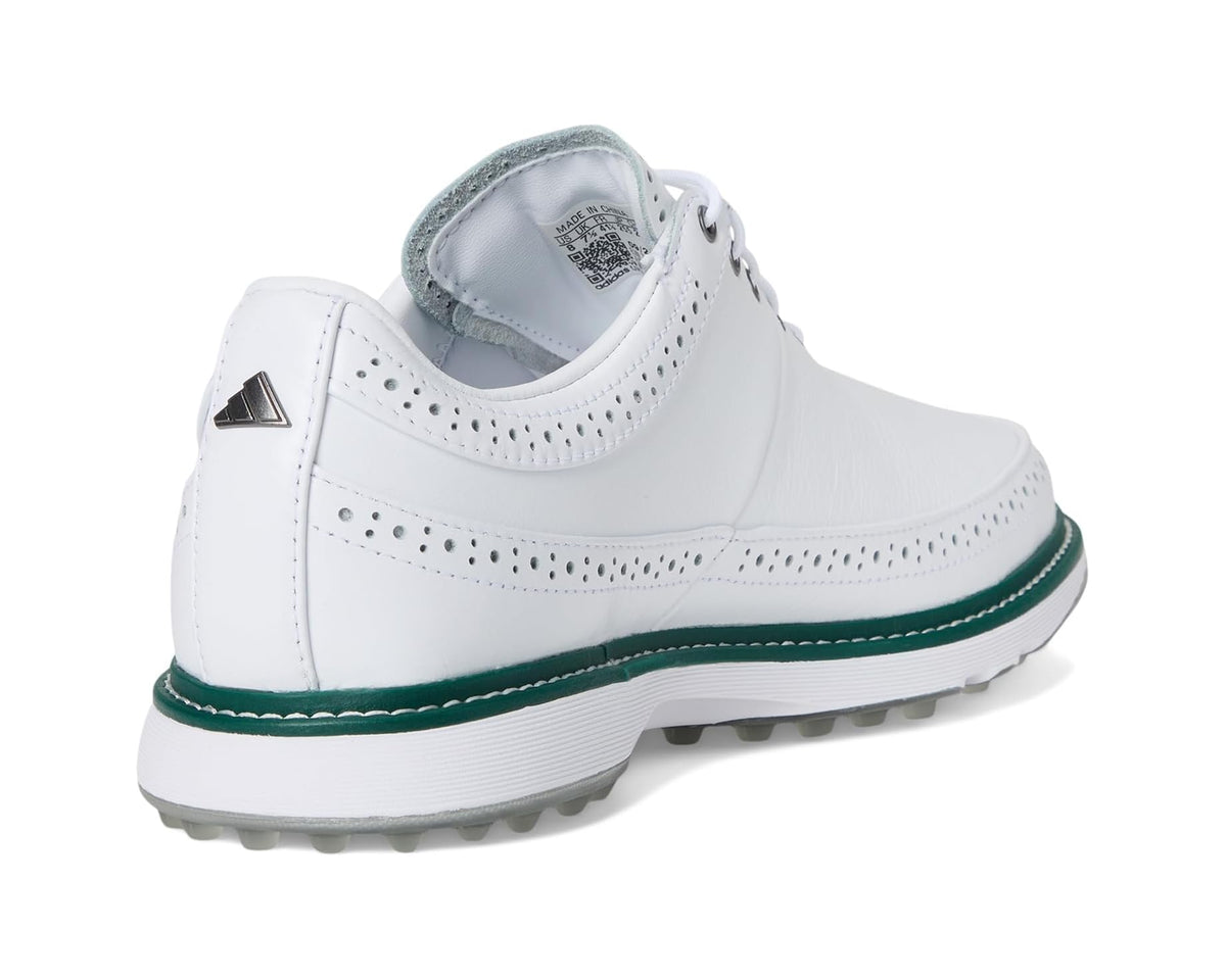 Unisex adidas Golf MC80 Spikeless Golf Shoes Footwear White/Silvermet/Collgreen