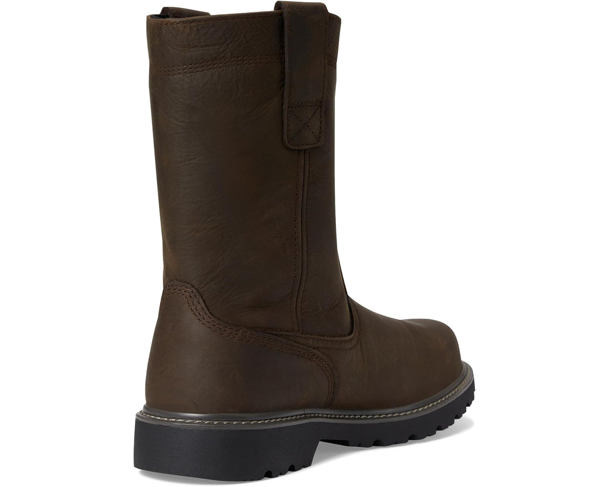 Men's Wolverine Floorhand Welly 10 Steel Toe Dark Brown