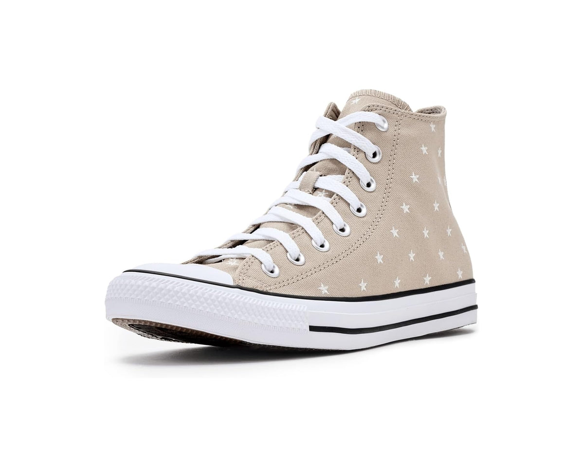 Unisex Converse Chuck Taylor All Star Embroidered Stars High-Top Papyrus/Egret/Black