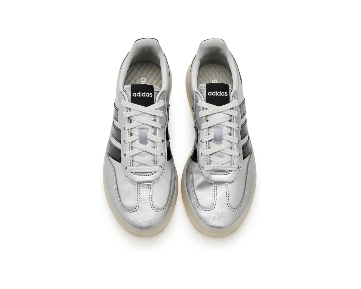 Unisex adidas Kids Barreda Decode Shoes Silver Metallic/Black/Chalk White