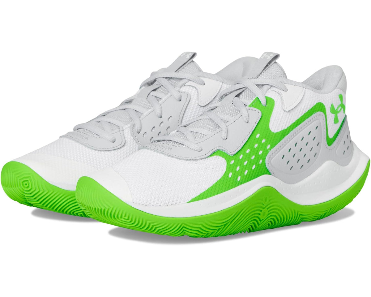 Unisex Under Armour JET '23 White/Green Shock/Green Shock