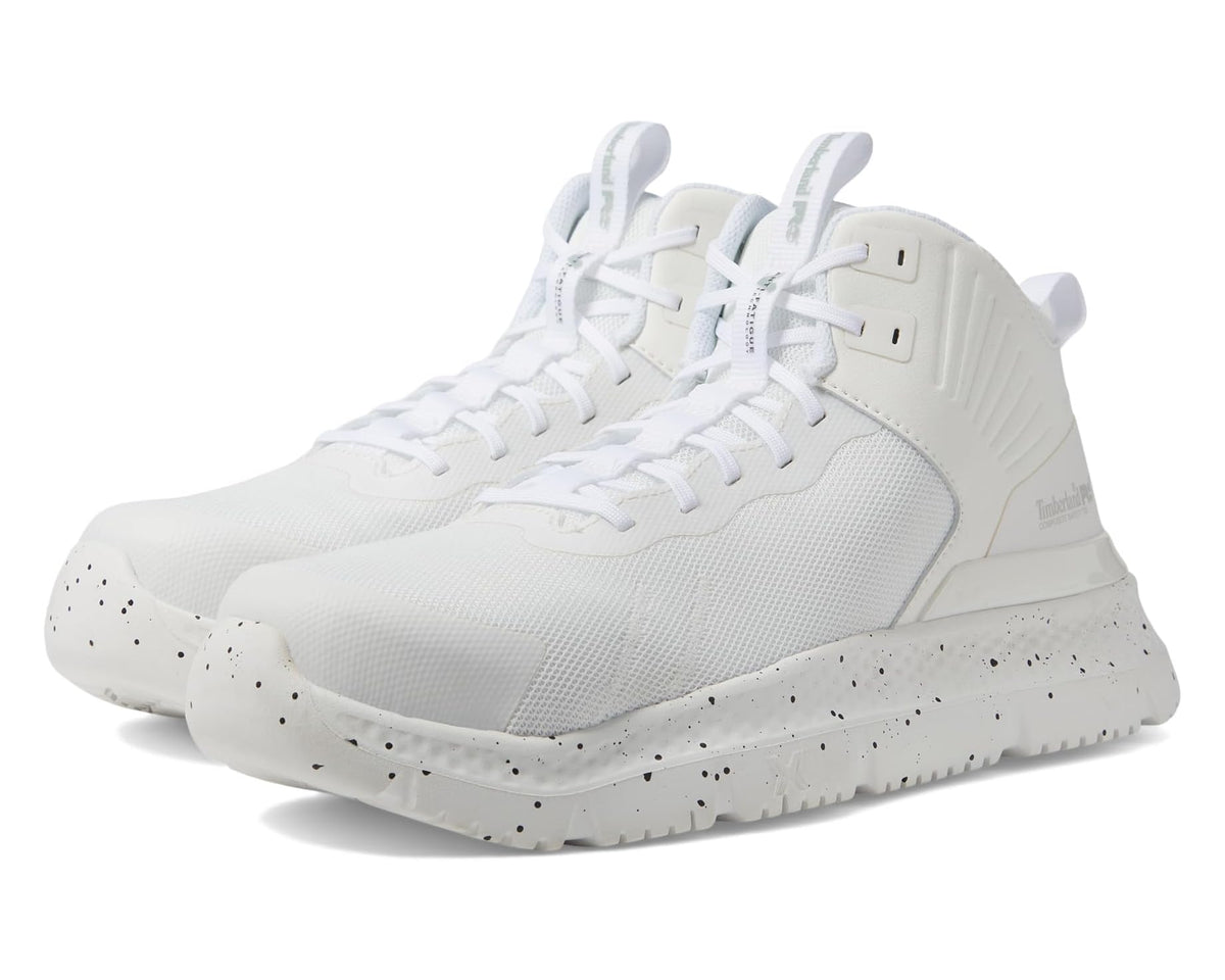 Unisex Timberland PRO Setra Mid Composite Safety Toe White/White