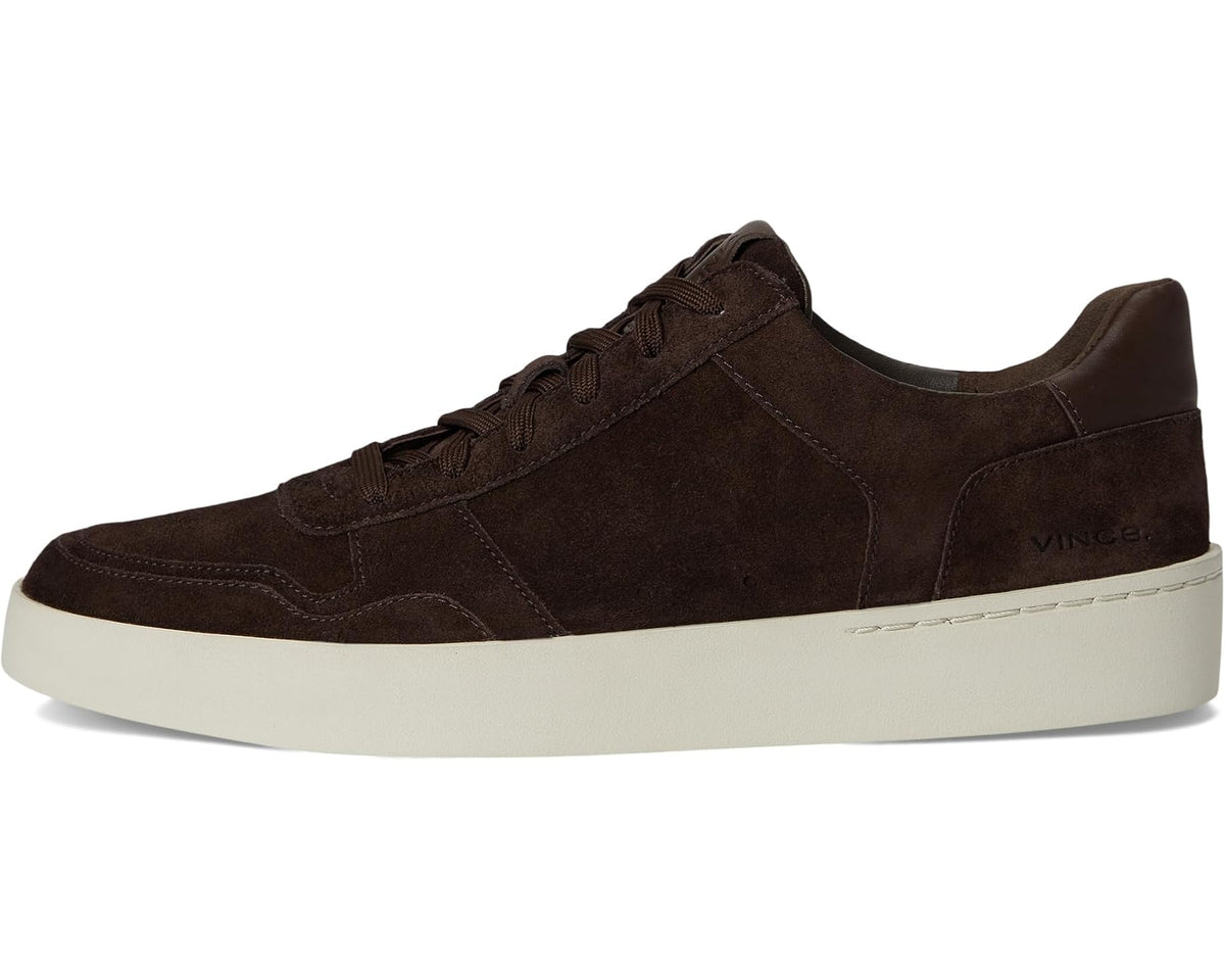 Men's Vince Peyton Lace-Up Sneakers Cocoa Brown Suede