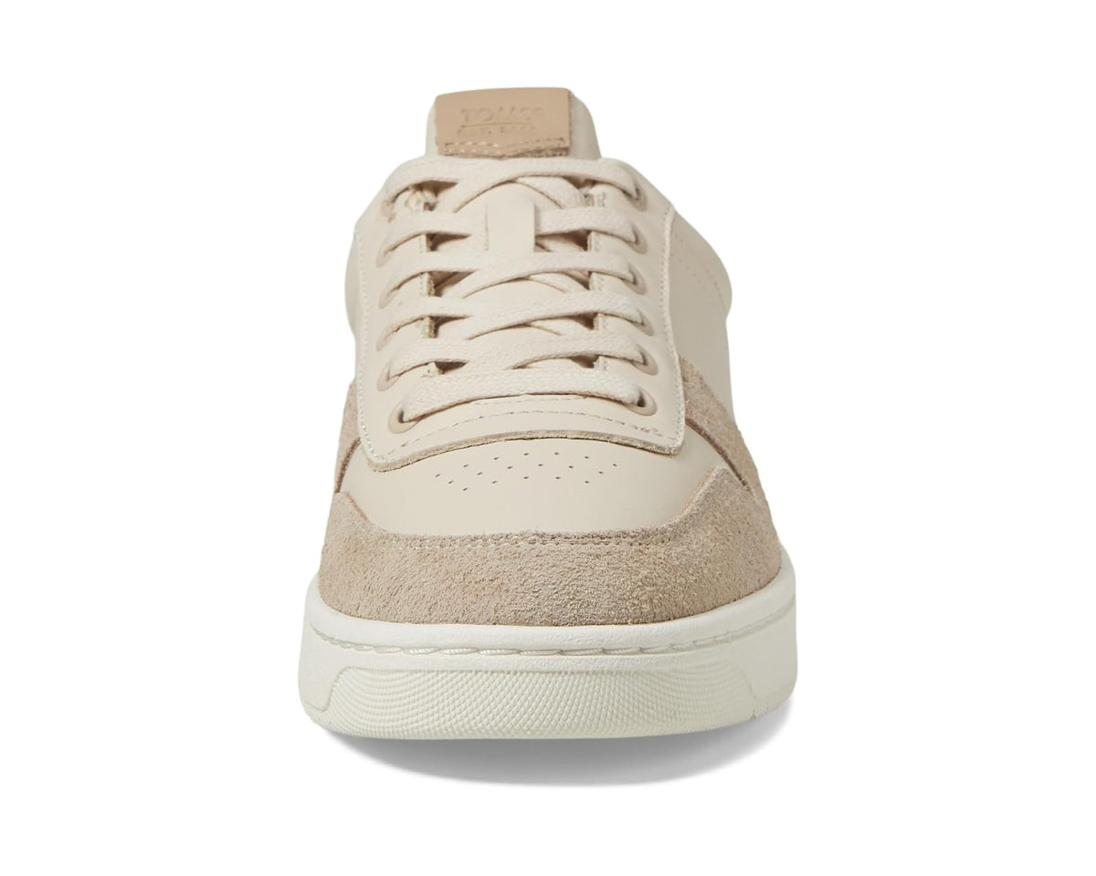 Men's TOMS TRVL LITE Court Beige Leather/Shaggy Suede