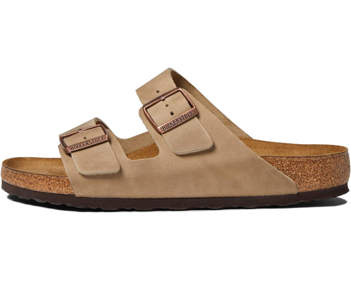 Unisex Birkenstock Arizona Soft Footbed - Oiled Leather (Unisex) Tobacco
