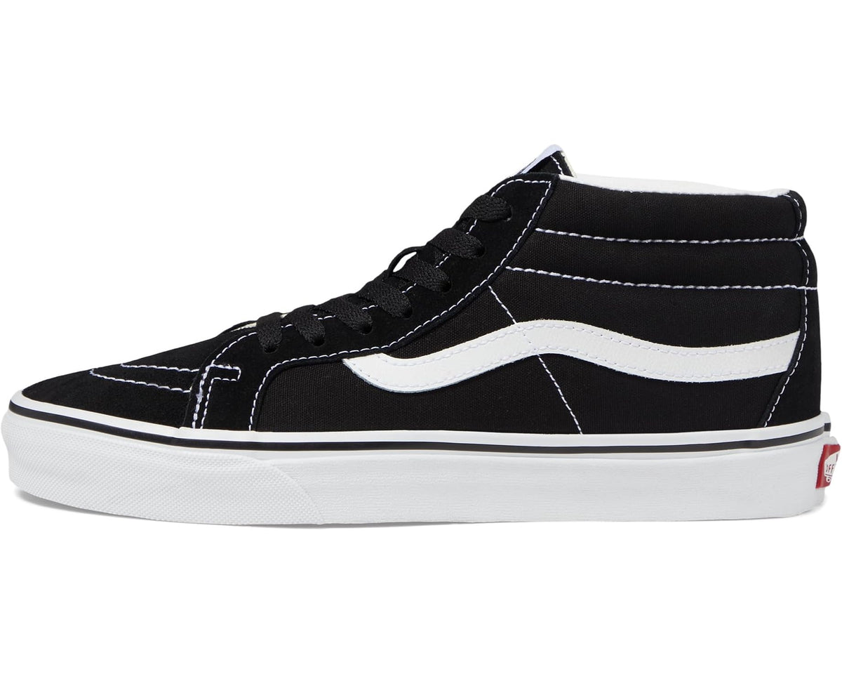 Unisex Vans SK8-Mid Reissue Black/True White