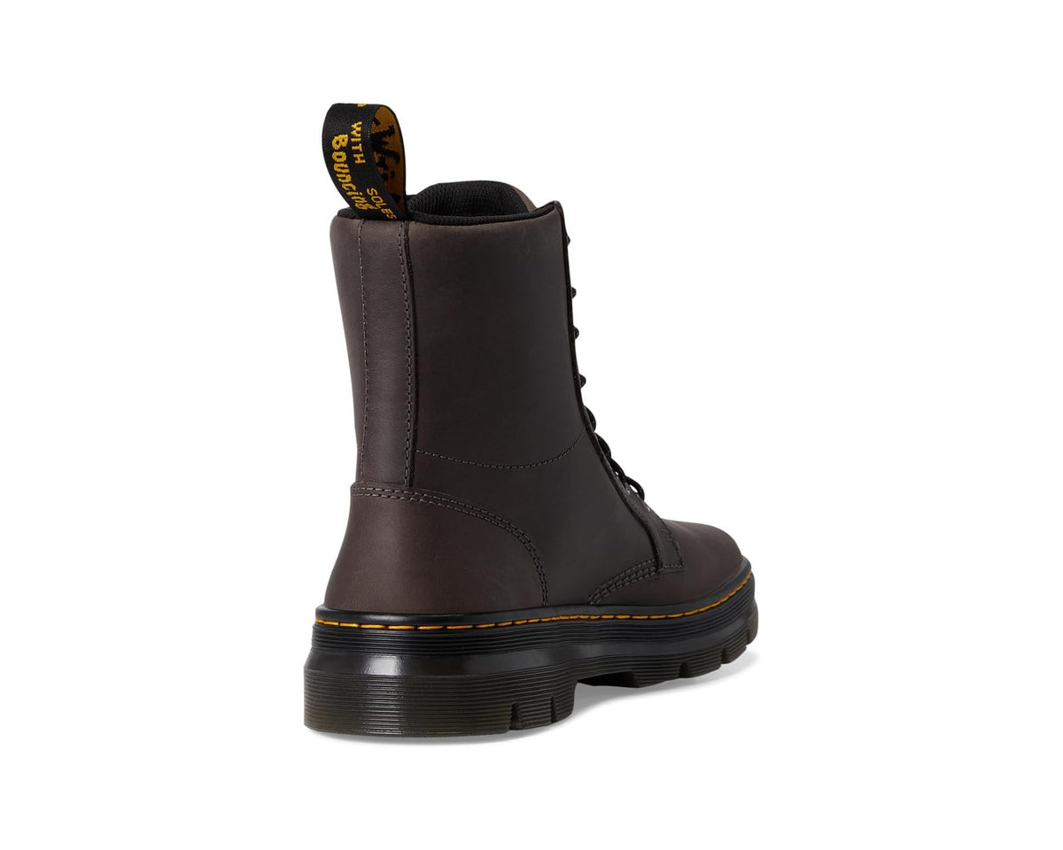 Unisex Dr. Martens Combs Leather Gunmetal