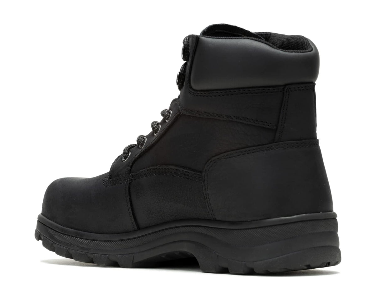 Men's Wolverine Carlsbad Waterproof 6 Steel Toe Work Boot Black