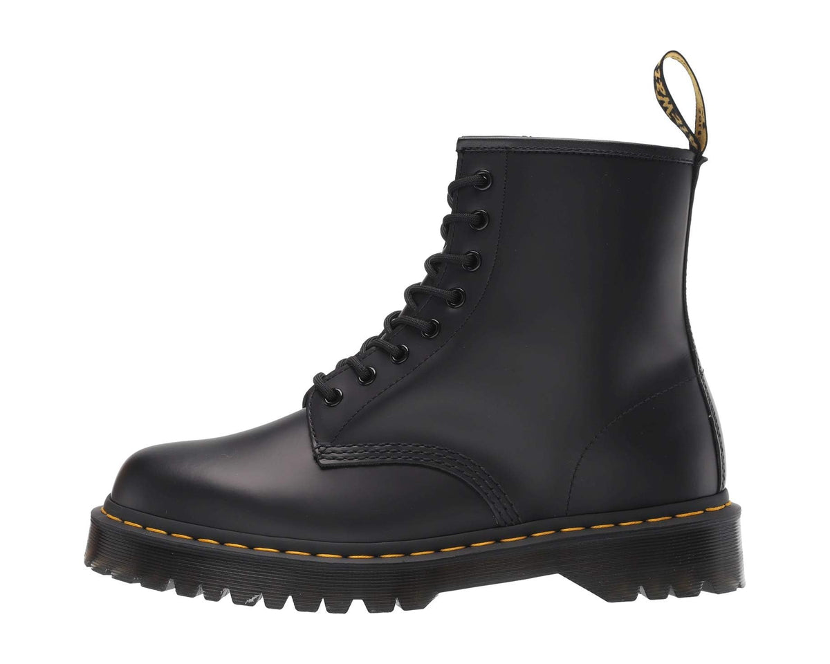 Unisex Dr. Martens 1460 Bex Smooth Leather Lace Up Boots Black Smooth