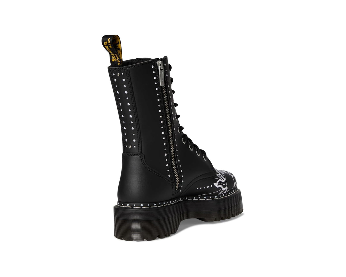 Unisex Dr. Martens Jadon Hi Solar Flare Black