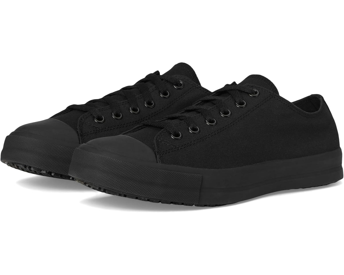 Unisex Shoes for Crews Delray Black Canvas