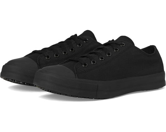 Unisex Shoes for Crews Delray Black Canvas