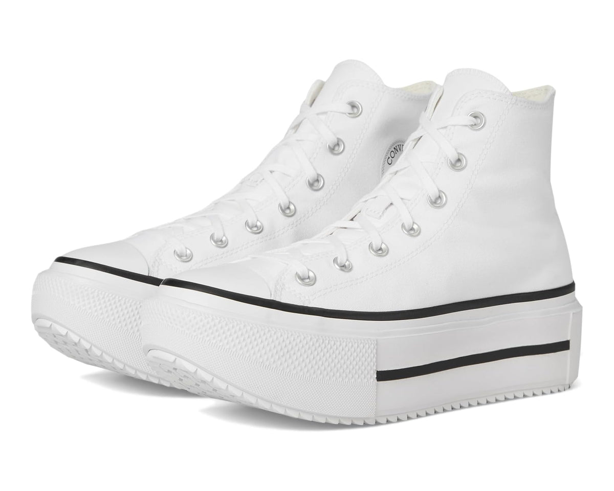 Unisex Converse Chuck Taylor All Star Lift Double Stack White/Black/White