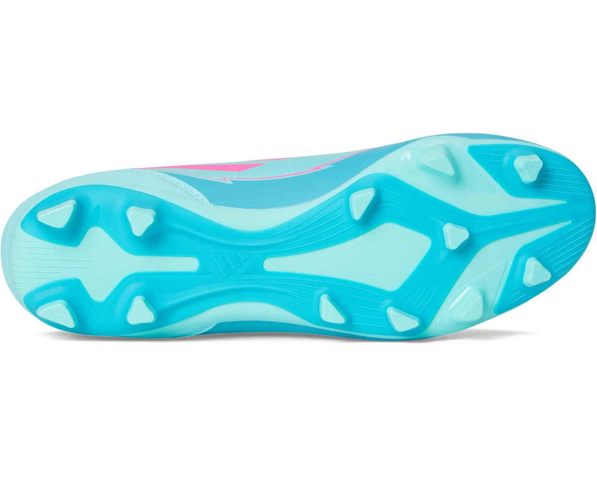 Unisex adidas F50 Club Messi Firm Ground/Multi Ground Soccer Cleats Flash Aqua/Lucid Pink/Lucid Cyan