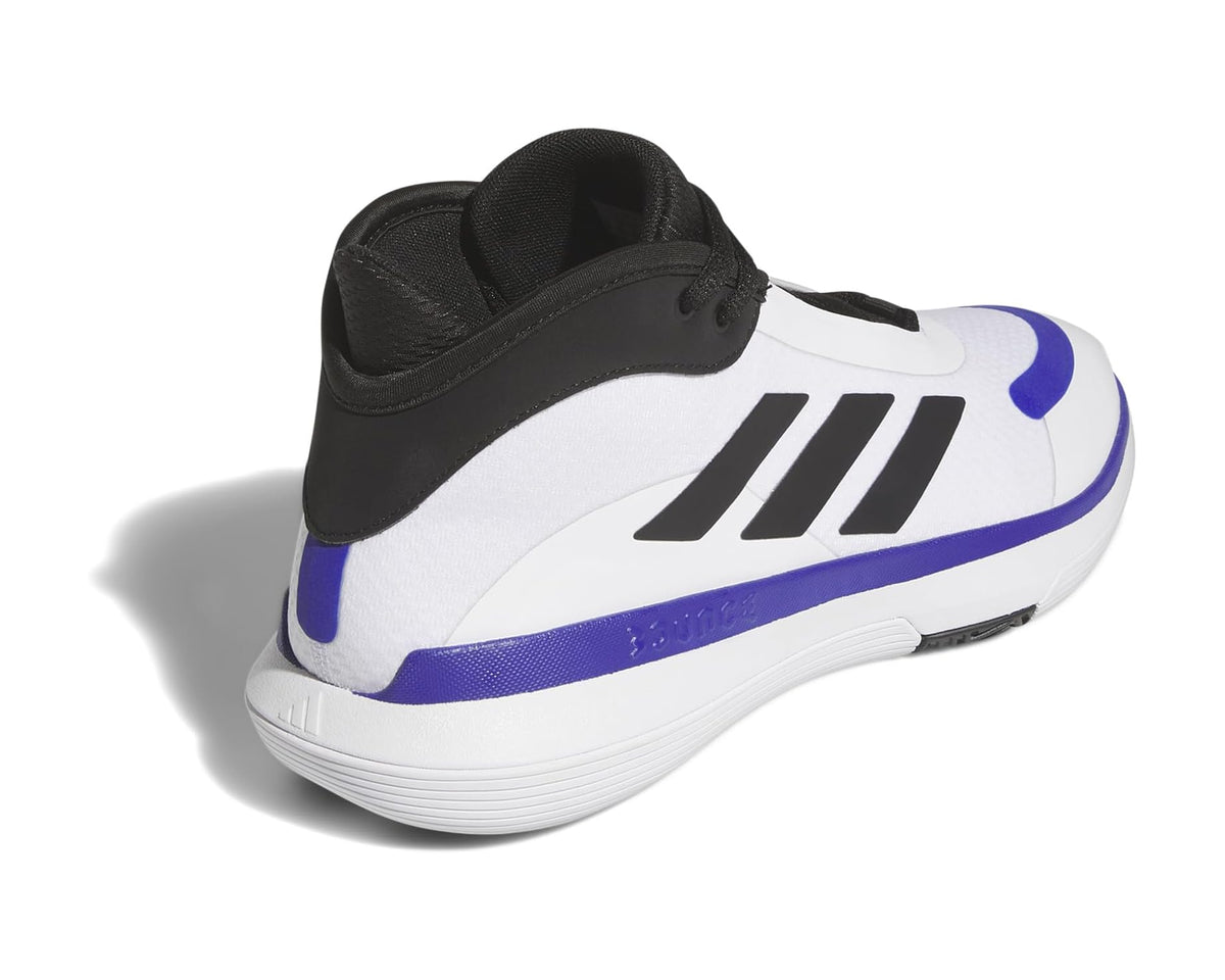 Unisex adidas Bounce Legends Low Trainers White/Black/Lucid Blue