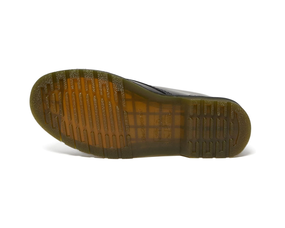 Unisex Dr. Martens 101 Yellow Stitch Black Smooth
