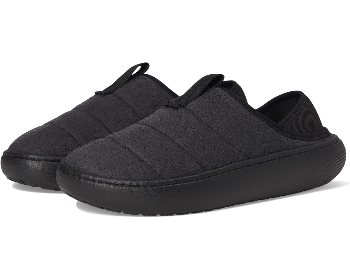Unisex Crocs Classic Puff Moc Black Suede