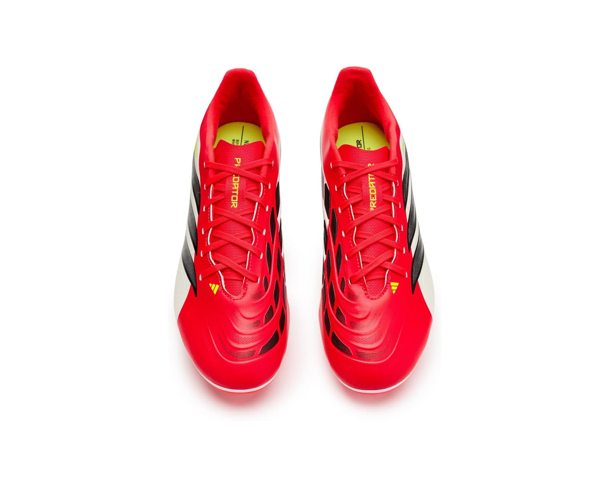 Unisex adidas Predator Club Fg/Mg Soccer Cleats Lucid Red/Black/White