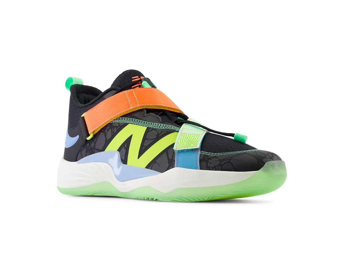 Unisex New Balance FuelCell Lindor v2 Off-Field Baseball Cleats Black/Neon Dragonfly