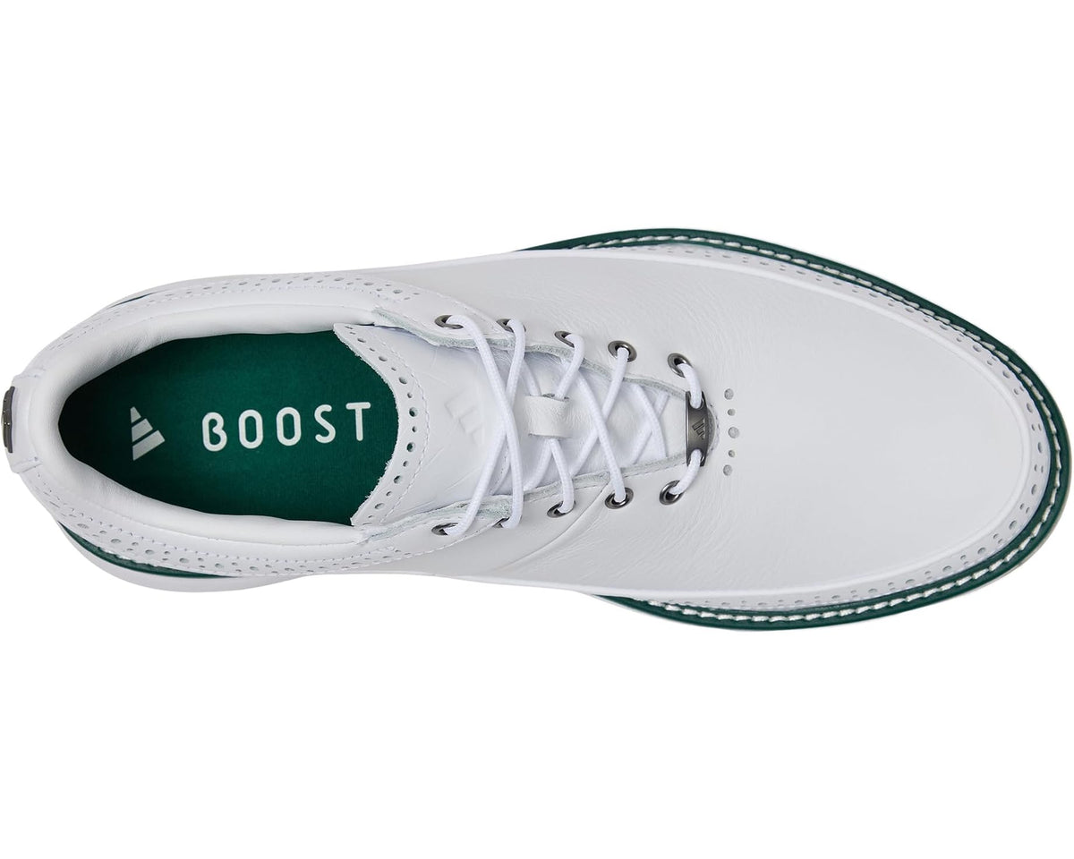 Unisex adidas Golf MC80 Spikeless Golf Shoes Footwear White/Silvermet/Collgreen