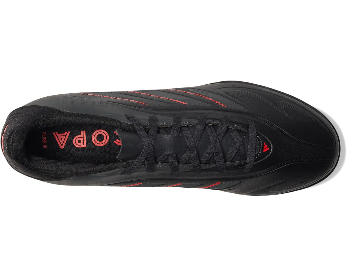 Unisex adidas Copa Pure 3 Club Turf Soccer Cleats Black/Carbon/Lucid Red