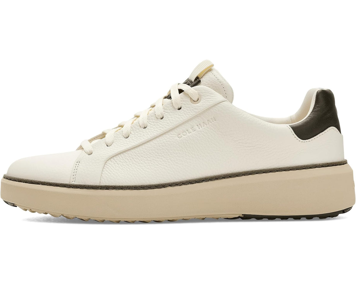 Men's Cole Haan GrandPro Topspin Golf Ivory Wp/Deep Olive/Light Sesame