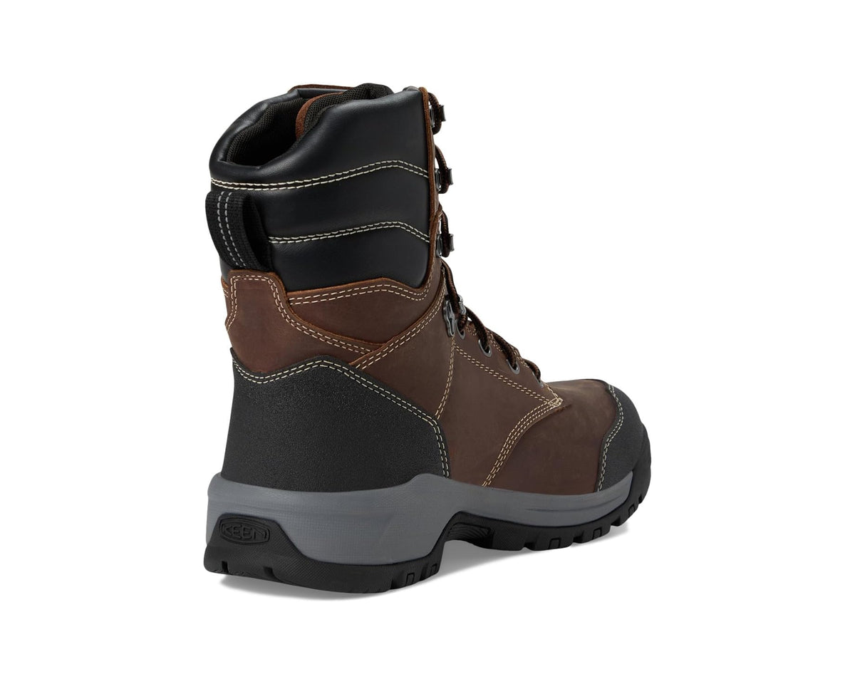 Men's KEEN Utility Evanston 8 Soft Toe Waterproof Insulated 600G Bison/Black