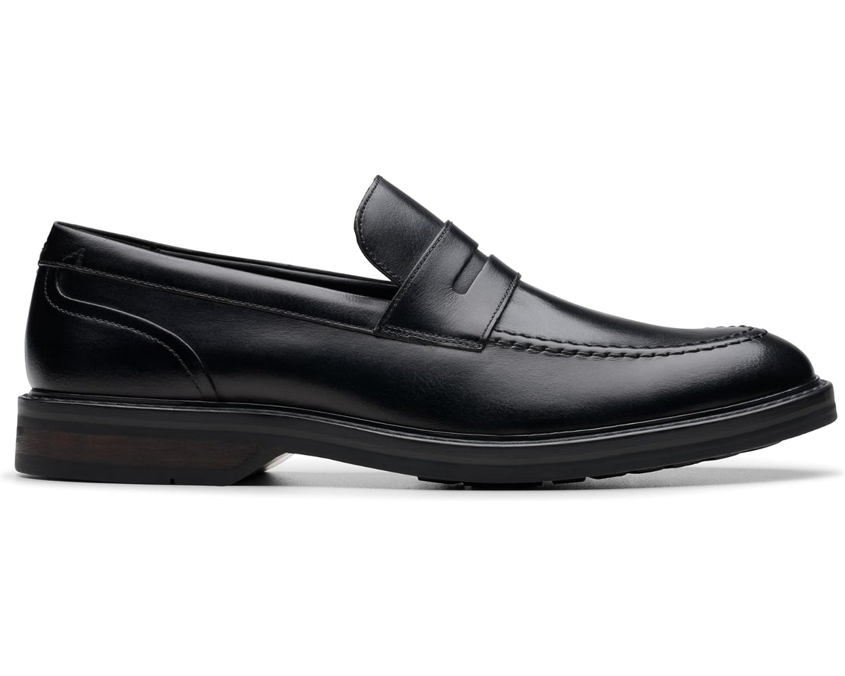 Men's Clarks Aldwin Step Black Leather