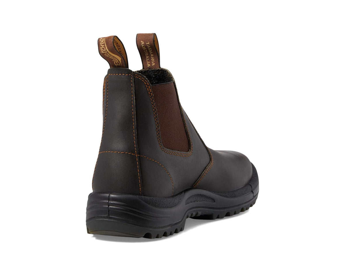 Unisex Blundstone BL490 Work Chelsea Boot Stout Brown