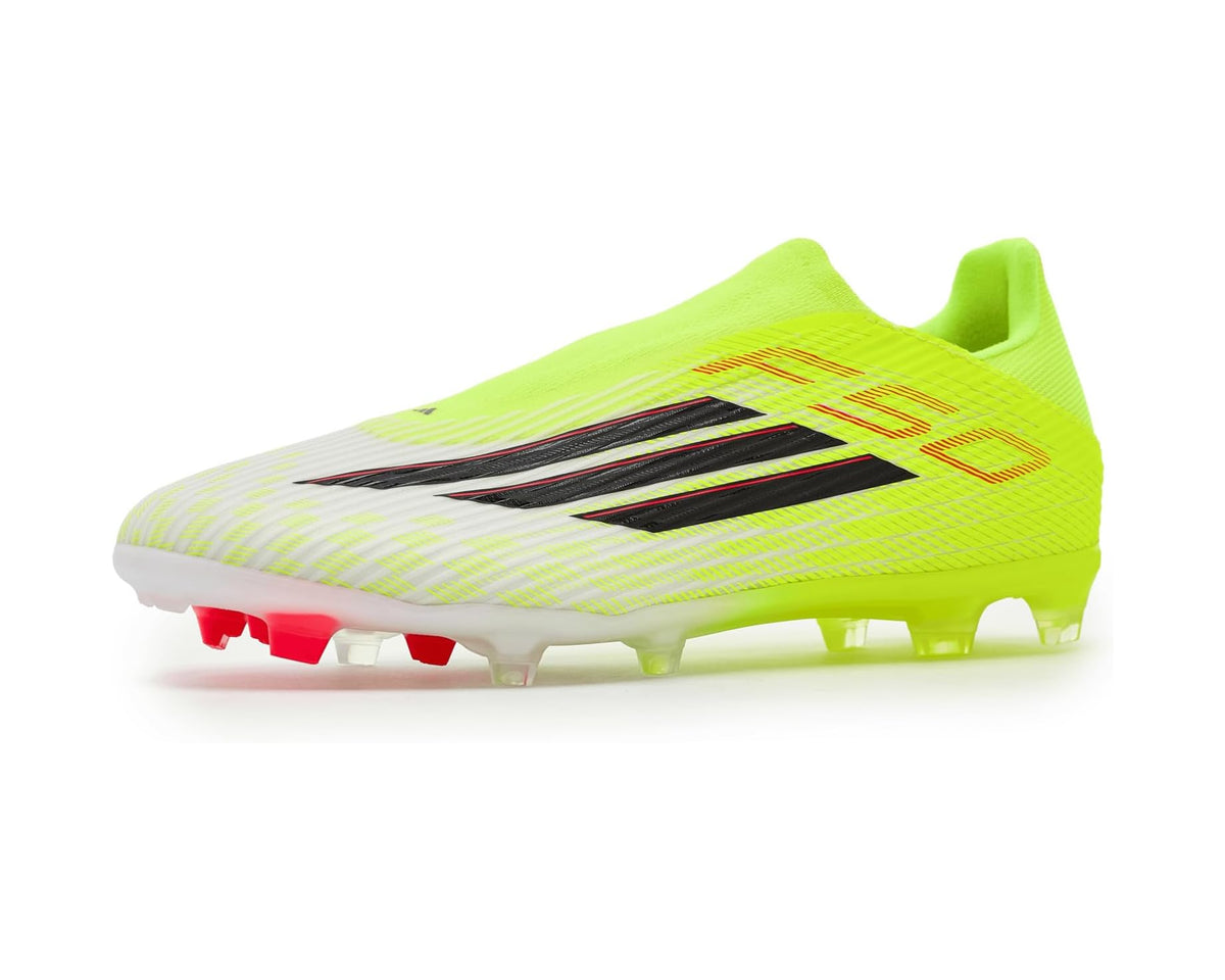 Unisex adidas F50 League Ll Fg/Mg Soccer Cleats Team Solar Yellow/Black/Lucid Red