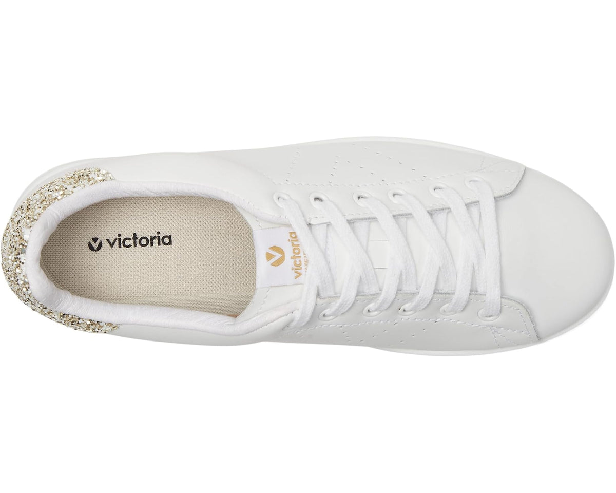 Unisex victoria Tenis Leather & Glitter Cava