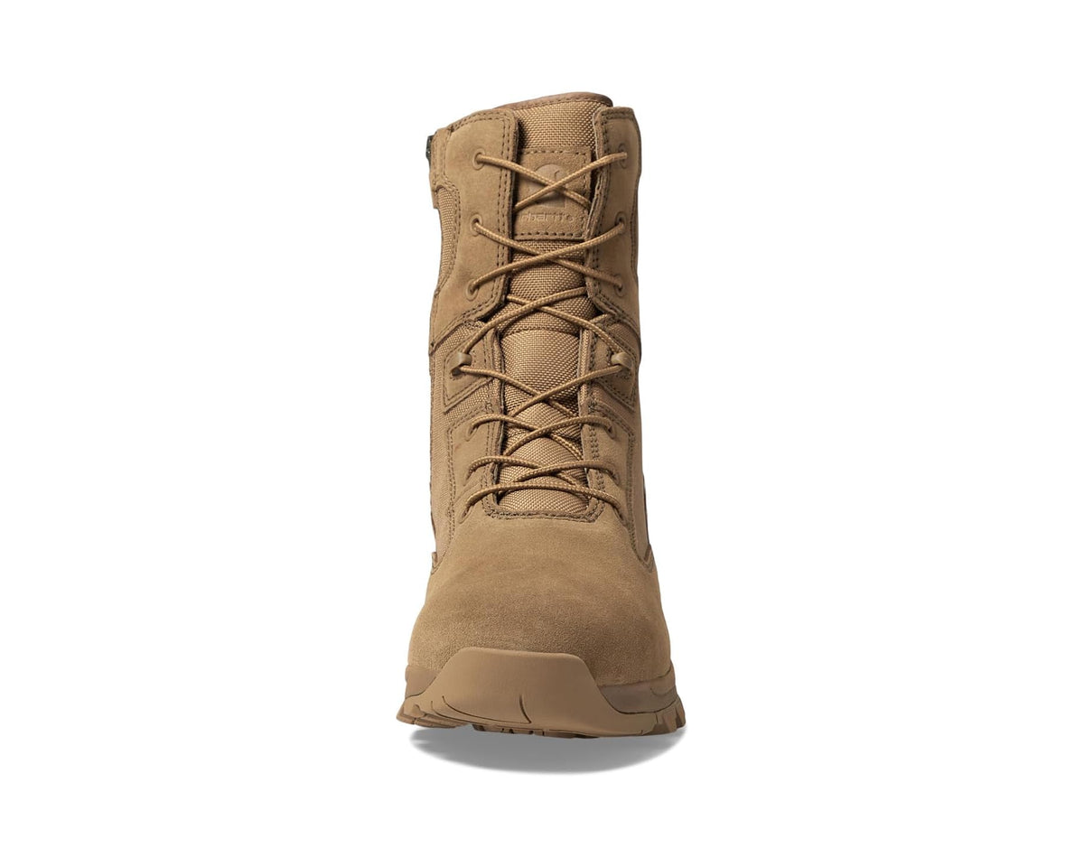 Men's Carhartt Gilmore WP 8 Side Zip Soft Toe Boot Coyote Suede