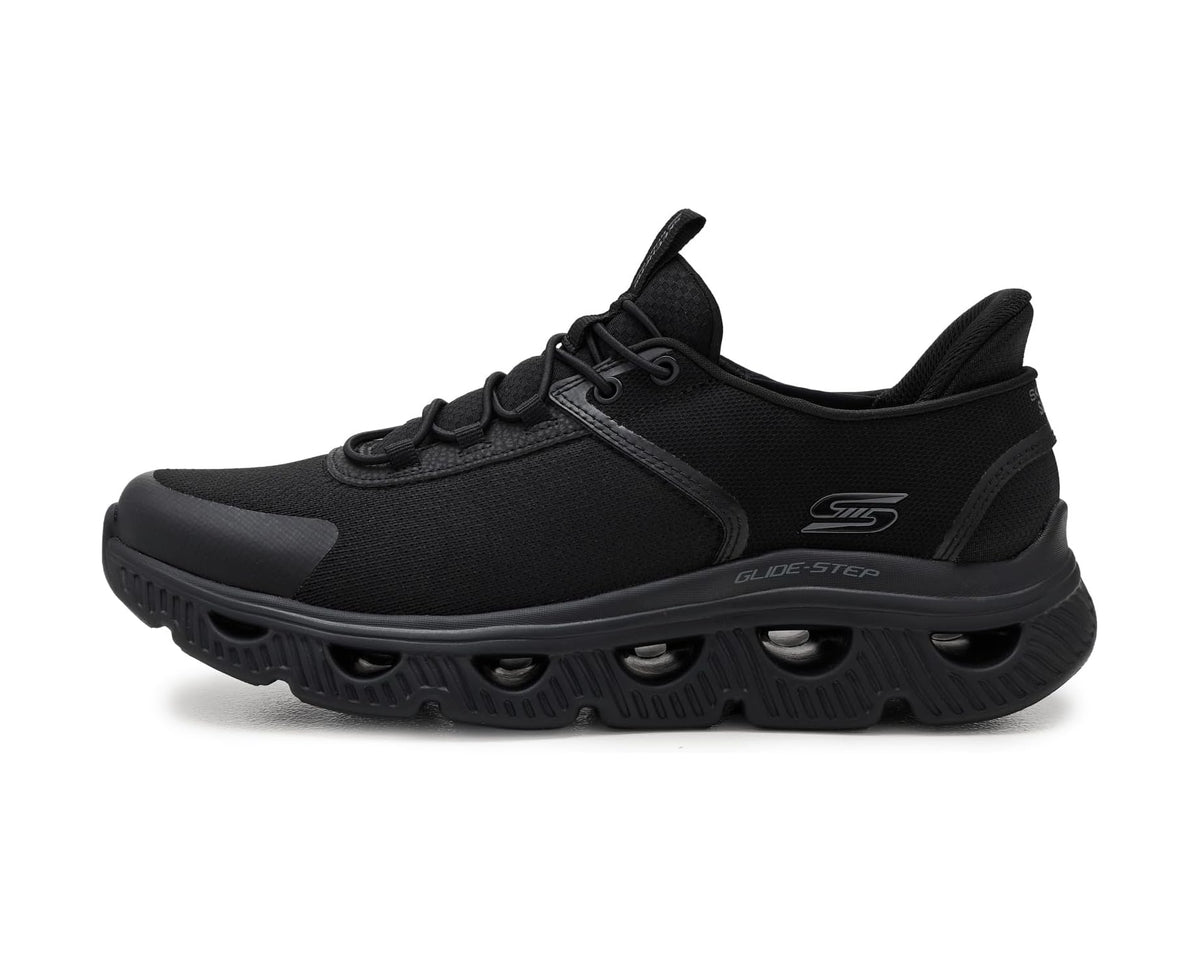 Men's BOBS from SKECHERS Bobs Arch Waves - Slick Turn Slip-ins Black/Black