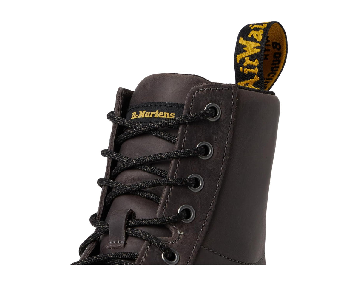 Unisex Dr. Martens Combs Leather Gunmetal