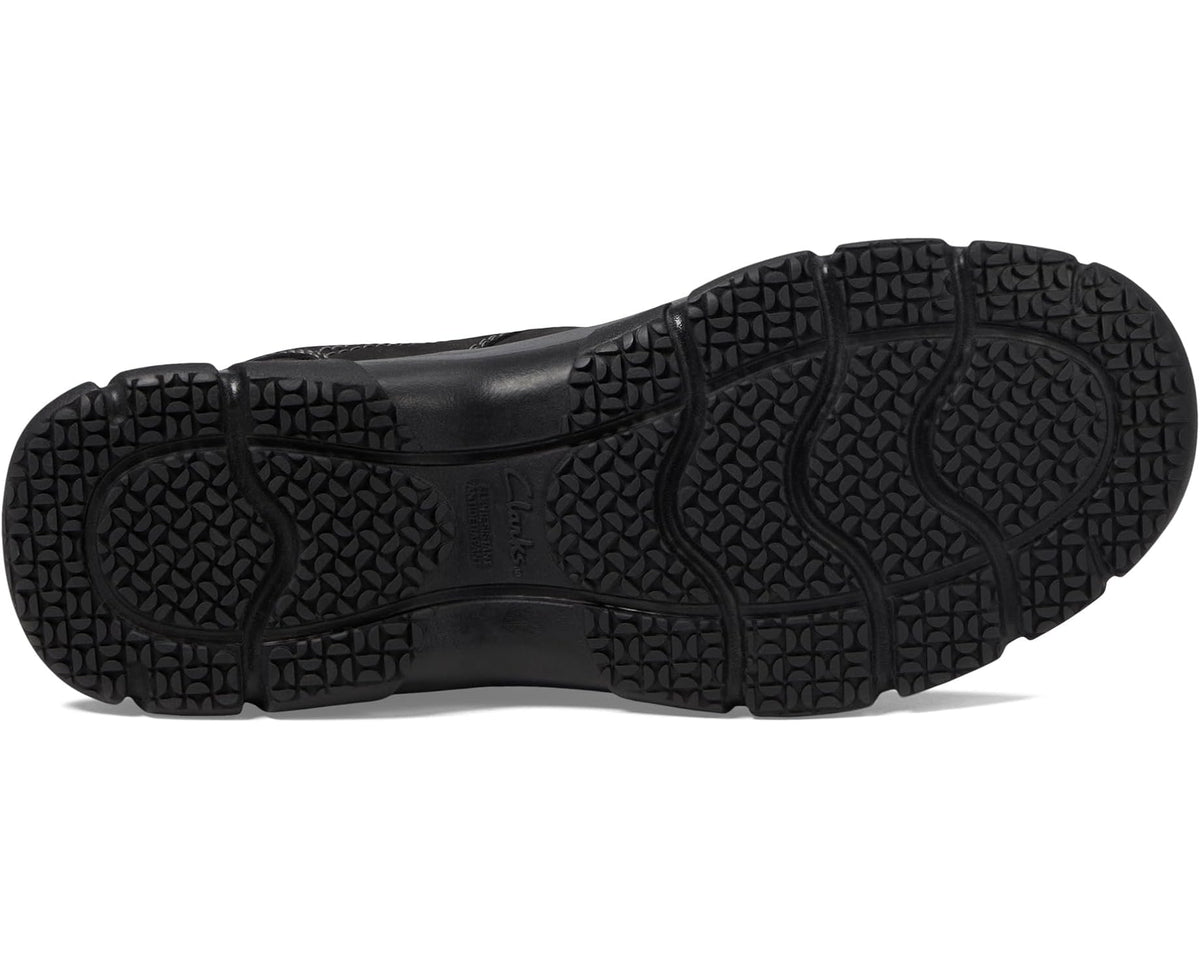 Men's Clarks Walpath Low Black Leather