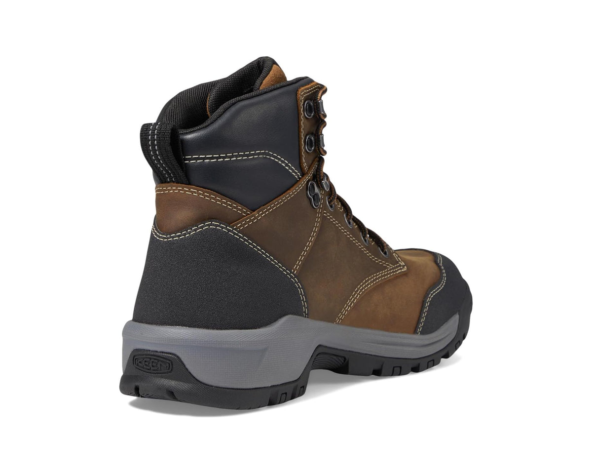 Men's KEEN Utility Evanston 6·Soft Toe Waterproof Bison/Black