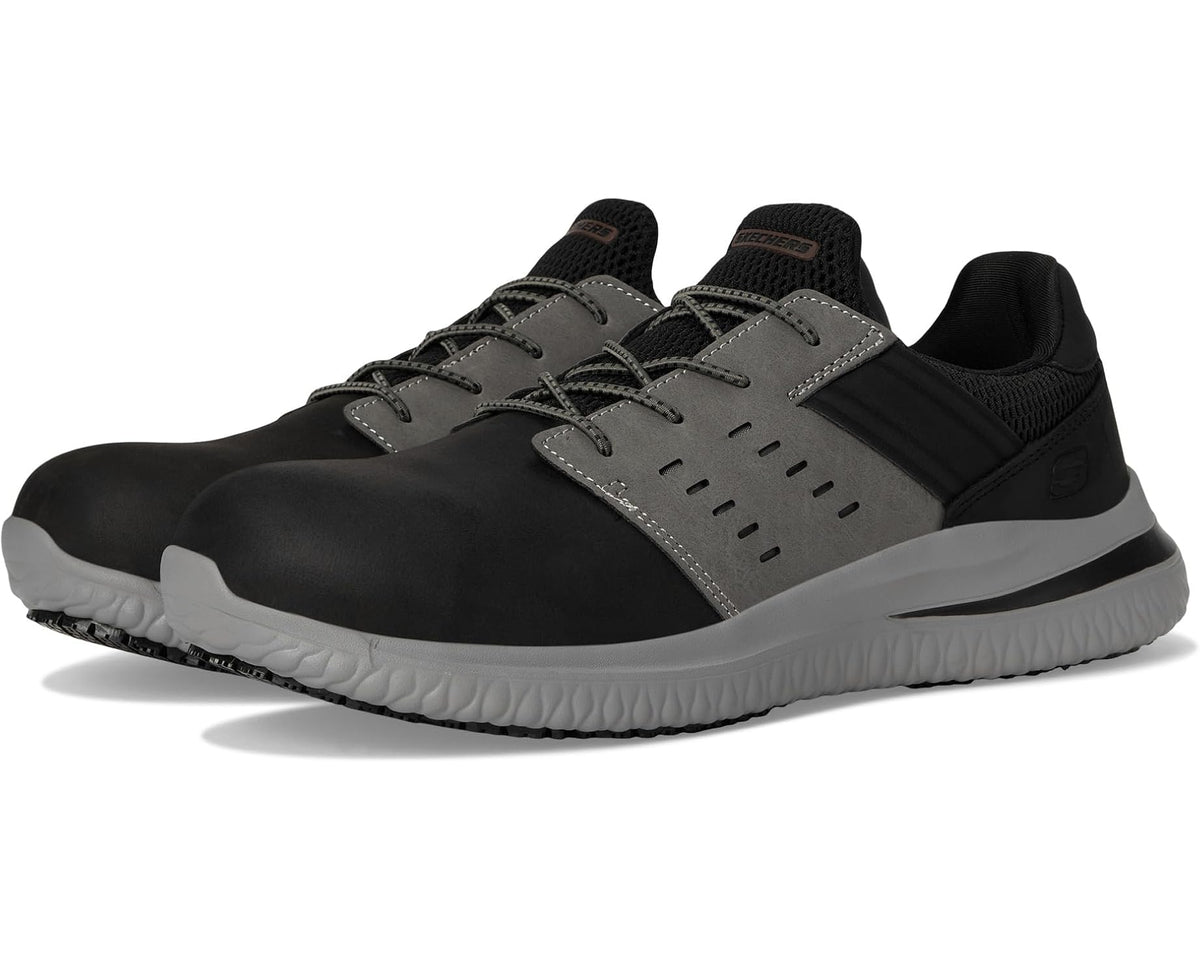 Men's SKECHERS Work Delson 3.0 SR - Tyoll Comp Toe Black