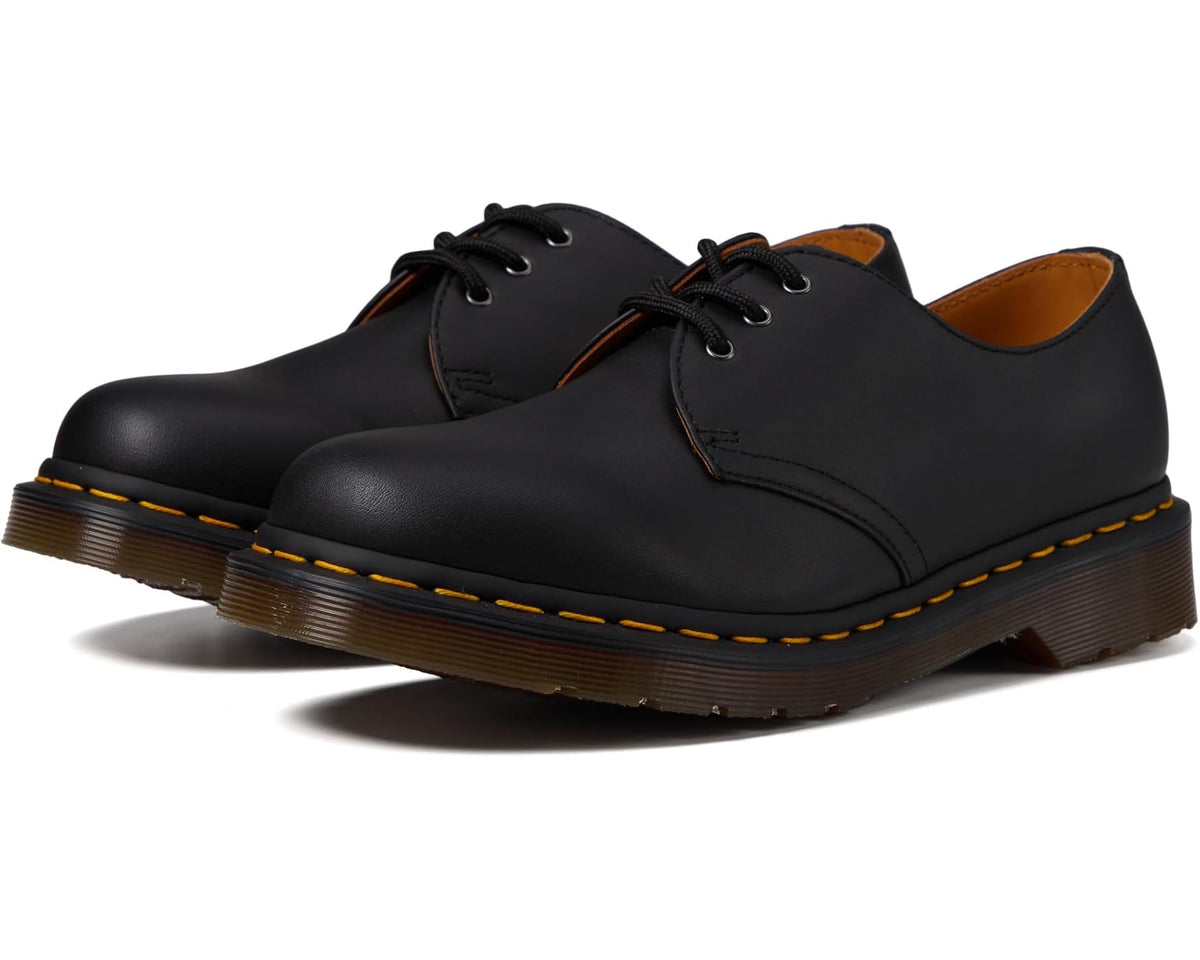 Unisex Dr. Martens 1461 3-Eye Gibson Black Nappa Leather