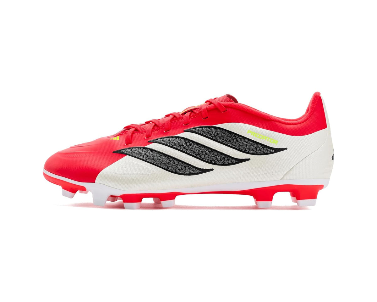 Unisex adidas Predator Club Fg/Mg Soccer Cleats Lucid Red/Black/White