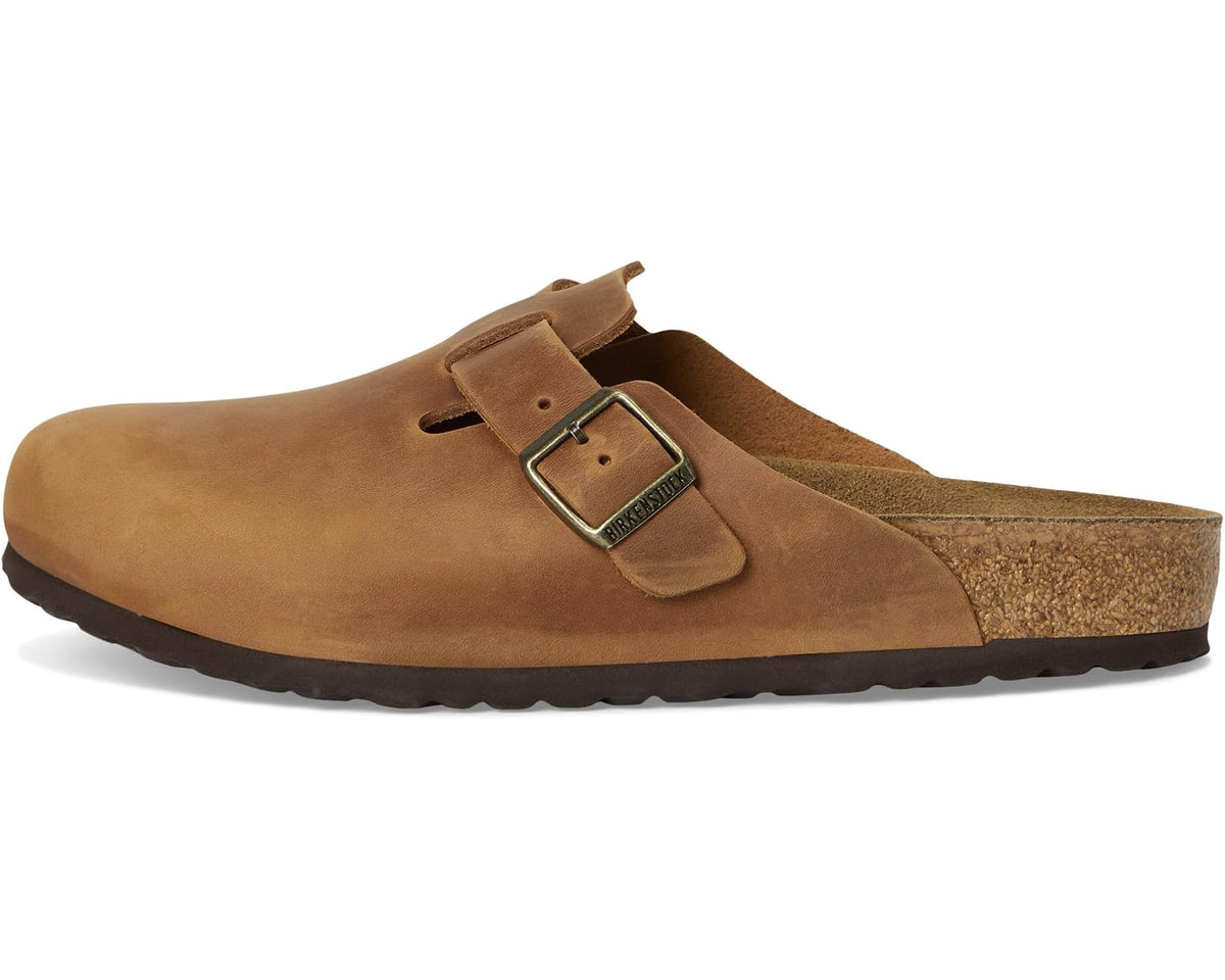 Unisex Birkenstock Boston - Oiled Leather (Unisex) Cognac