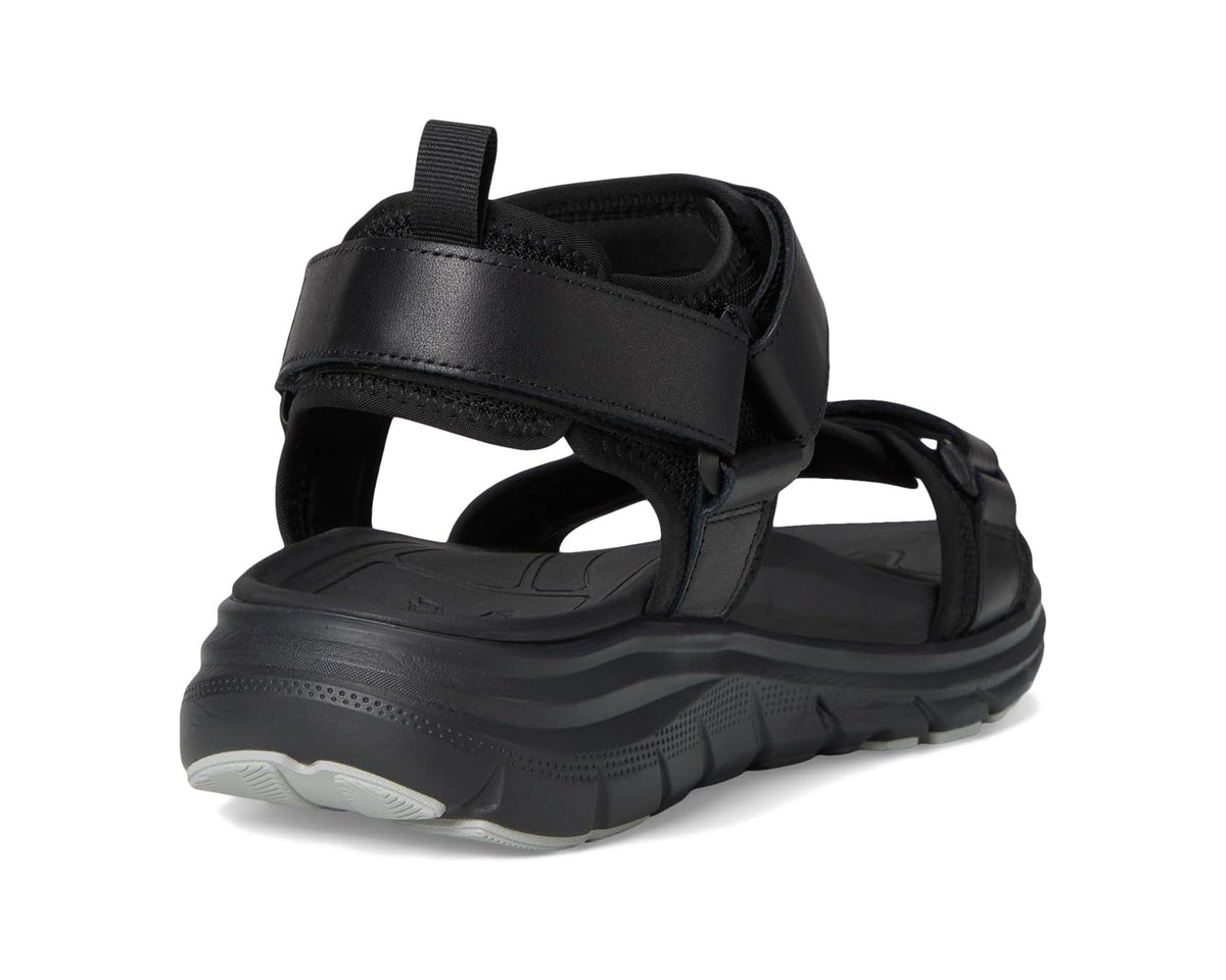 Men's VIONIC Walk Max Wanderer Walking Sandals Black Nappa