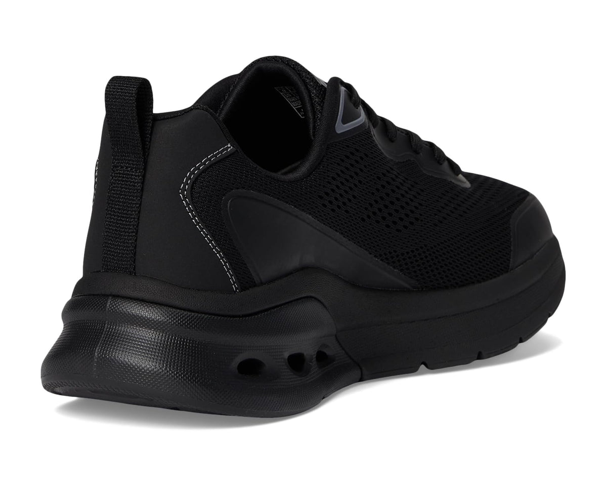 Men's BOBS from SKECHERS Bobs Glide Step Arc Waves 2.0 - Class Rank Black/Black